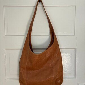 Leather hobo bag